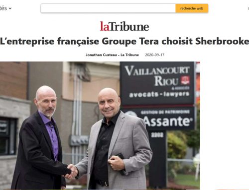 Article La Tribune | L’entreprise française Groupe Tera choisit Sherbrooke